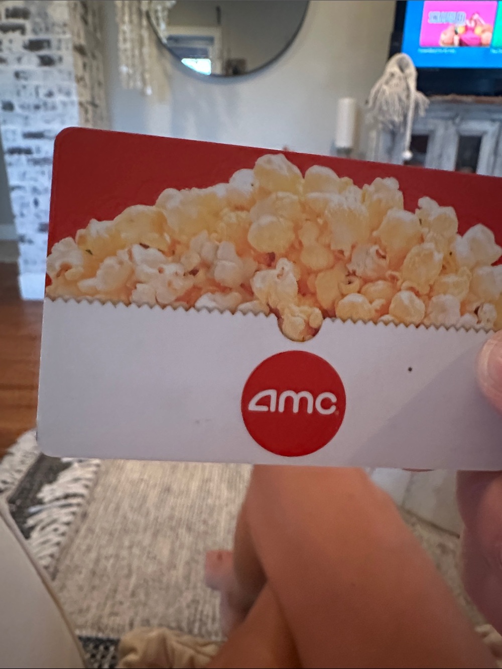 AMC Popcorn Gift Card - Red & White